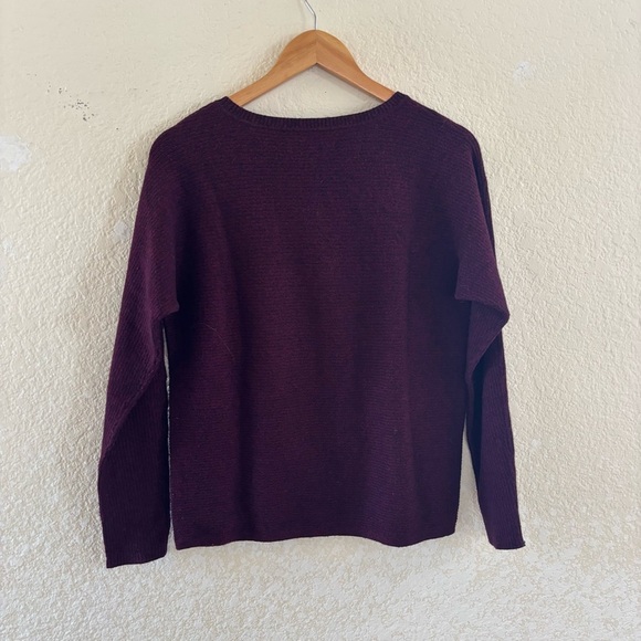 Apt. 9 Women's Crew Neck Sweater - Burgundy - Picture 3 of 8